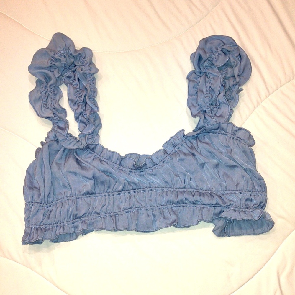 Free people ruffle bralette top